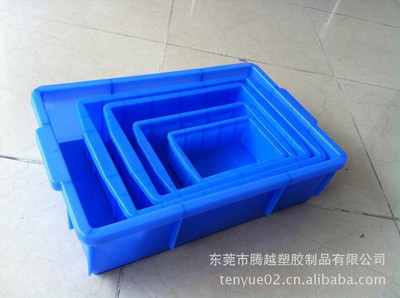 【供應適用各種工廠周轉,零件產品周轉箱,規格齊全平口零件箱】價格,廠家,圖片,塑料箱,東莞市騰越塑膠制品-